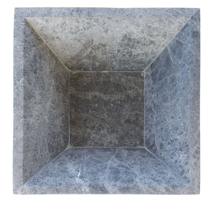 Silver Shadow Marble Natural Stone Fire Pit