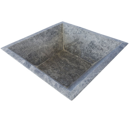 Silver Shadow Marble Natural Stone Fire Pit