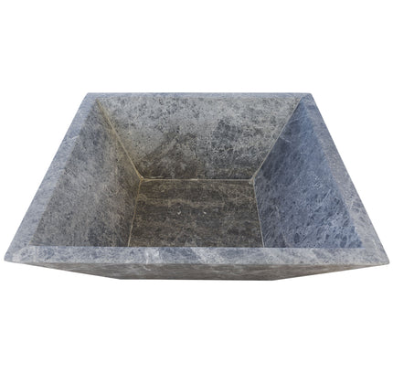 Silver Shadow Marble Natural Stone Fire Pit