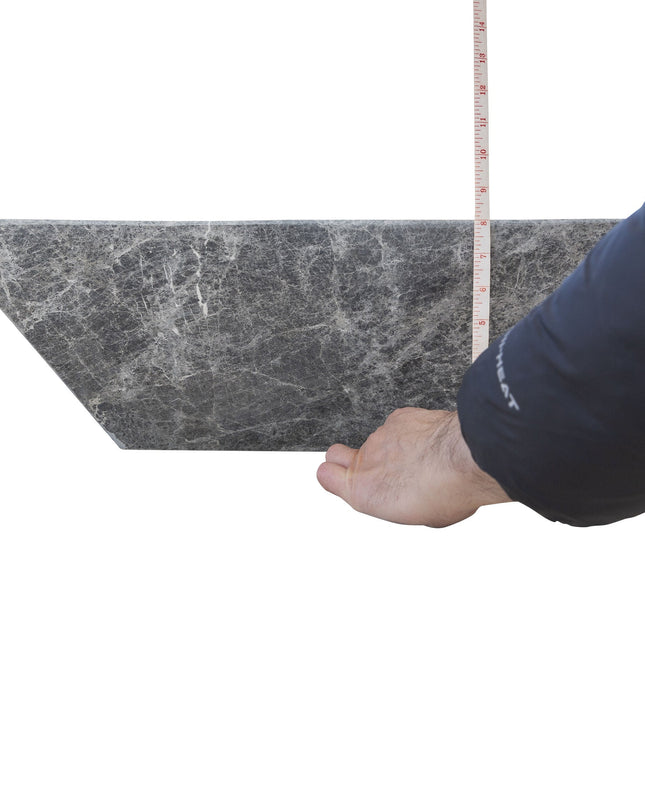 Silver Shadow Marble Natural Stone Fire Pit