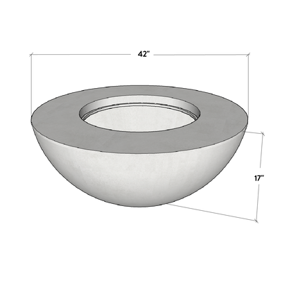 Conique | Concrete Fire Bowl