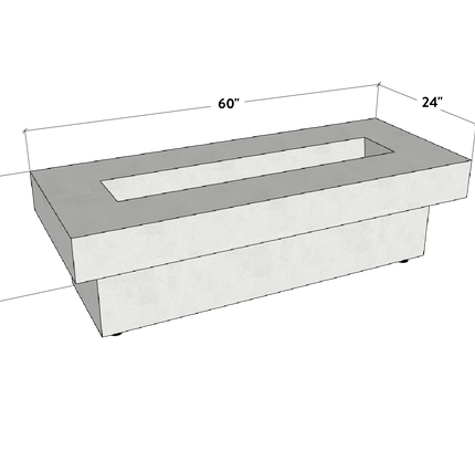 Terraza | Concrete Fire Pit Table