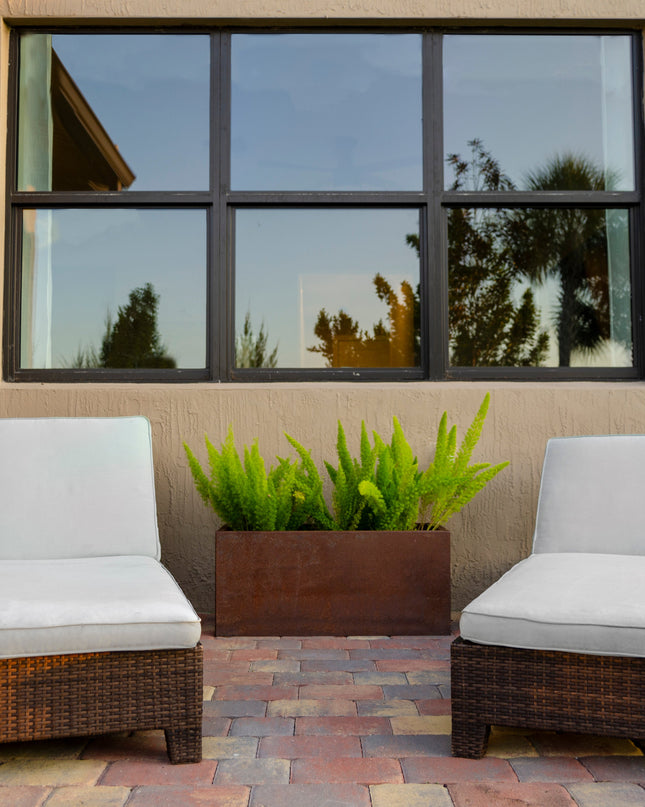 Corten Steel Box Planters