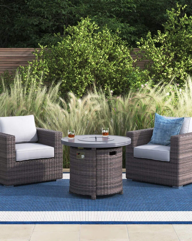 Alora 3-Piece Modular Rattan Patio Sofa Set With Weather-Resistant Cushions
