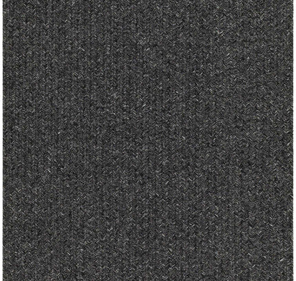 Black Braided Faux Jute Outdoor Rug