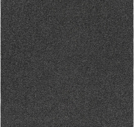 Black Braided Faux Jute Outdoor Rug