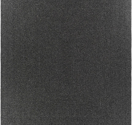 Black Braided Faux Jute Outdoor Rug