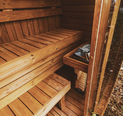 Mande Sauna MW12 ThermoWood for Your Perfect Backyard Retreat