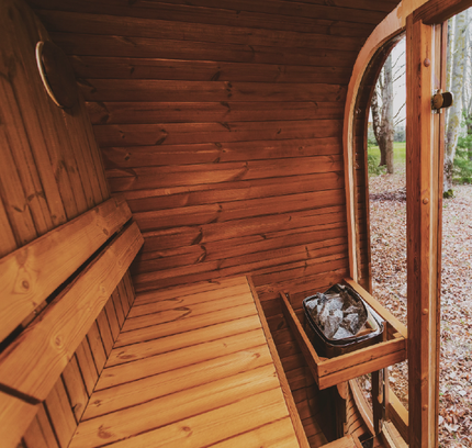 Mande MW20 Outdoor ThermoWood Sauna – Premium Backyard Relaxation by Patio Elegance