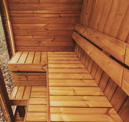 Mande Sauna MW12 ThermoWood for Your Perfect Backyard Retreat