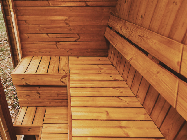 Mande MW20 Outdoor ThermoWood Sauna – Premium Backyard Relaxation by Patio Elegance