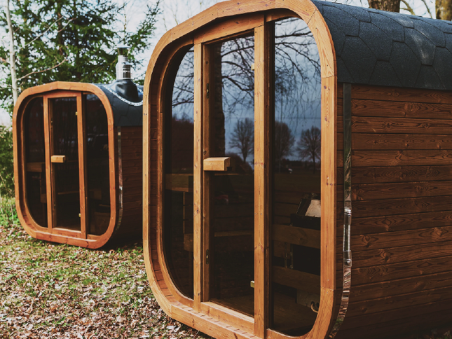 Mande MW16 ThermoWood Outdoor Sauna - Premium Relaxation Experience