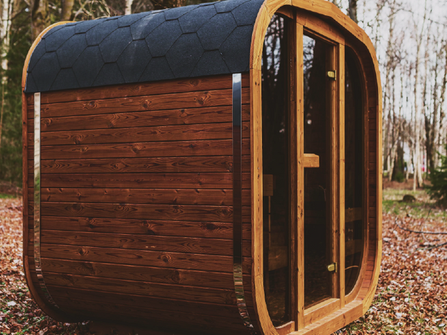 Mande MW16 ThermoWood Outdoor Sauna - Premium Relaxation Experience