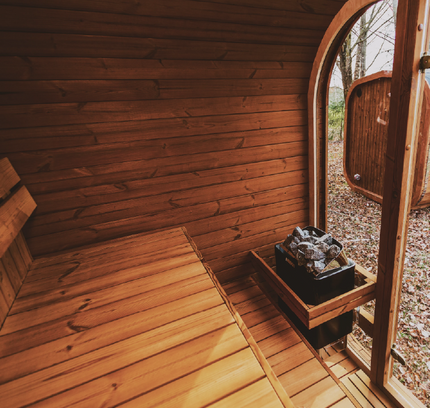 Mande MW20 Outdoor ThermoWood Sauna – Premium Backyard Relaxation by Patio Elegance