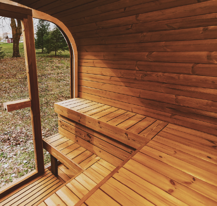 Mande MW20 Outdoor ThermoWood Sauna – Premium Backyard Relaxation by Patio Elegance