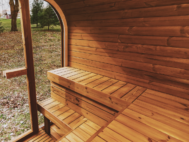 Mande MW16 ThermoWood Outdoor Sauna - Premium Relaxation Experience