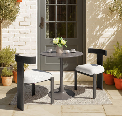 Tiana Dining Chair Black & Beige