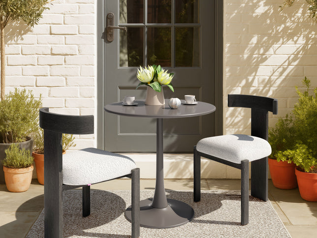 Tiana Dining Chair Black & Beige