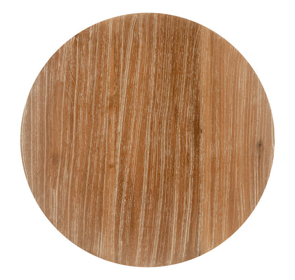 Biban Side Table Natural & Gray