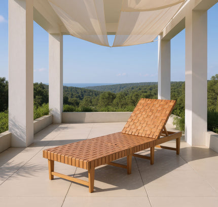 Breath Chaise Lounge Brown