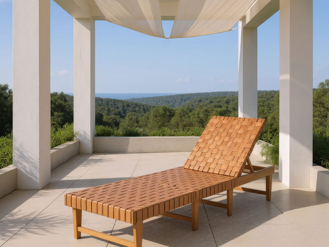 Breath Chaise Lounge Brown