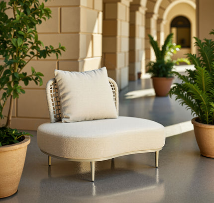 Ruhe Accent Chair Beige