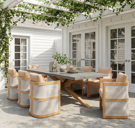 Suan Rectangular Dining Table Gray