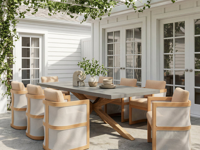 Suan Rectangular Dining Table Gray