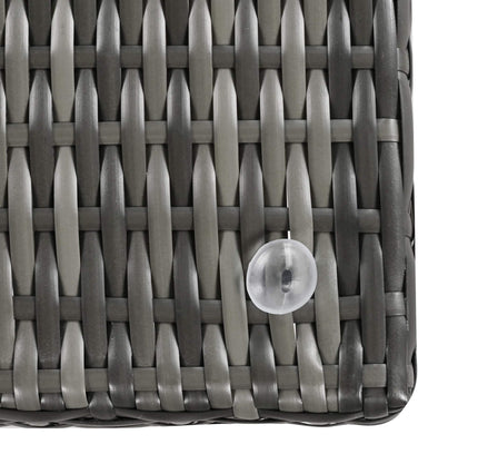 Alora Outdoor 6-Piece All-Weather PE Rattan Sofa Set With Adjustable Seat, Storage Box, Removable Covers, And Tempered Glass Table Top