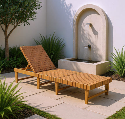 Breath Chaise Lounge Brown