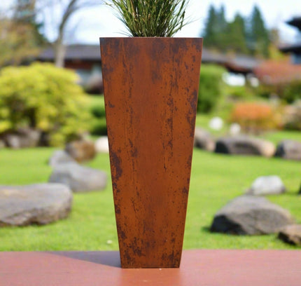 Steel Radius Tapered Planters