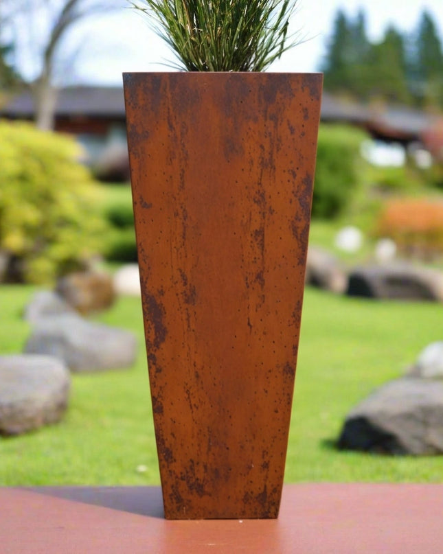 Steel Radius Tapered Planters
