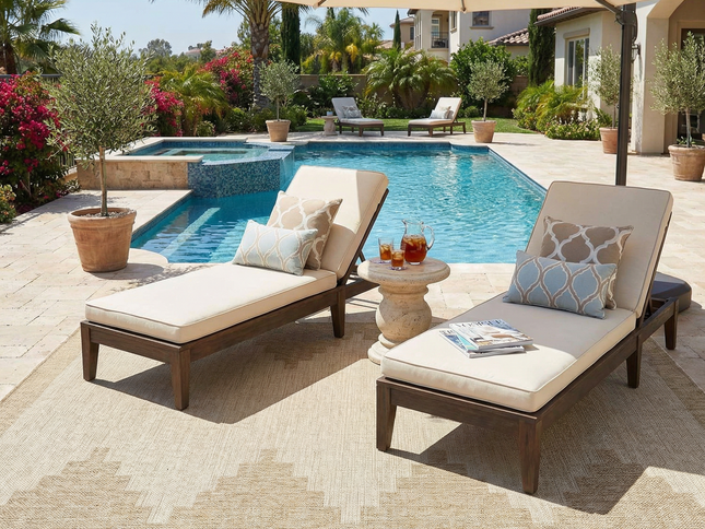 Djugun Beige Indoor & Outdoor Rug