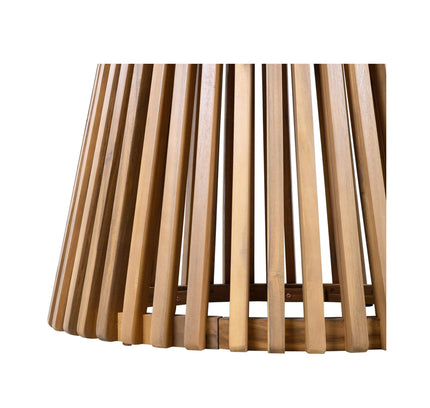 Alora Premium 5-Piece Outdoor Acacia Wood Patio Furniture Set With Braided Dining Chairs, Cushions, And Dining Table