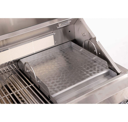 Premium Outdoor Kitchen With 32-Inch 60K BTU Built-In Stainless Steel LPG Gas Grill, Door And Drawer Combo And Stainless Steel Ice Box