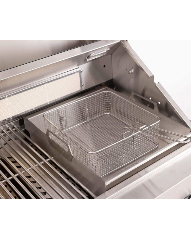 Premium Outdoor Kitchen With 32-Inch 60K BTU Built-In Stainless Steel LPG Gas Grill, Door And Drawer Combo And Stainless Steel Ice Box