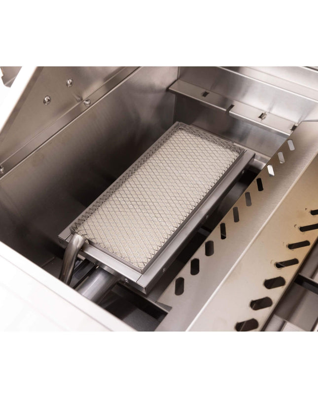 Premium Outdoor Kitchen With 32-Inch 60K BTU Built-In Stainless Steel LPG Gas Grill, Door And Drawer Combo And Stainless Steel Ice Box