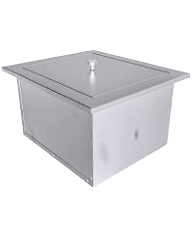 Premium Outdoor Kitchen With 32-Inch 60K BTU Built-In Stainless Steel LPG Gas Grill, Door And Drawer Combo And Stainless Steel Ice Box