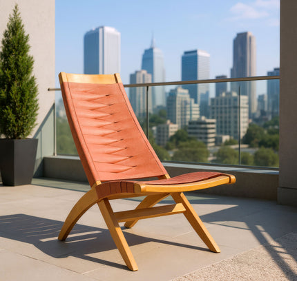 Rova Lounge Chair Terracotta