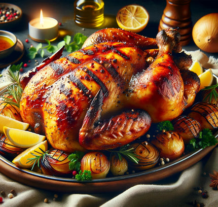 Barbecue Grill Rotisserie for your Arteflame Grill With Cordless Motor