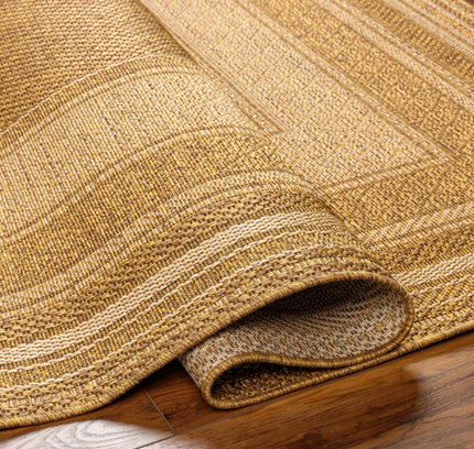 Chael Flatweave Faux Jute Outdoor Rug