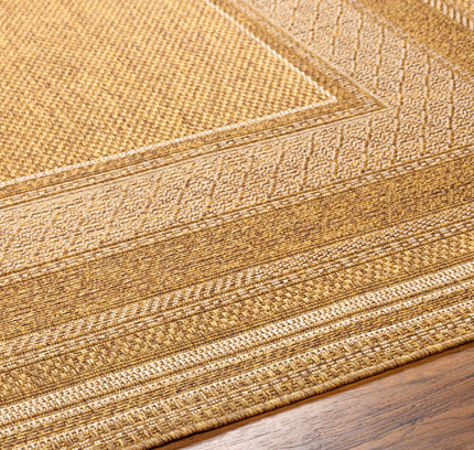 Chael Flatweave Faux Jute Outdoor Rug