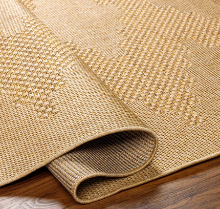 Colum Flatweave Faux Jute Outdoor Rug