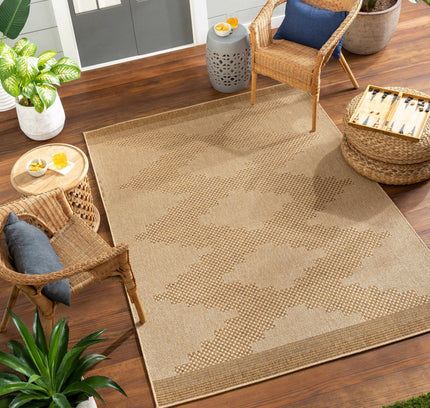 Colum Flatweave Faux Jute Outdoor Rug