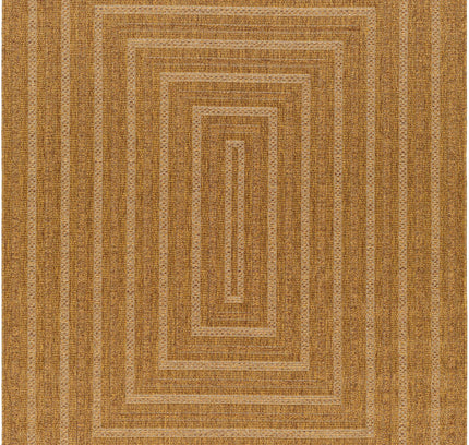 Dyami Flatweave Faux Jute Outdoor Rug