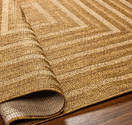Dyami Flatweave Faux Jute Outdoor Rug