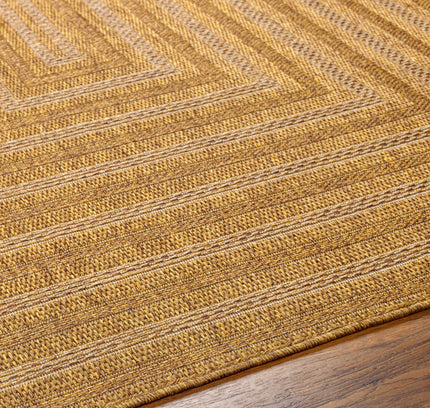 Dyami Flatweave Faux Jute Outdoor Rug