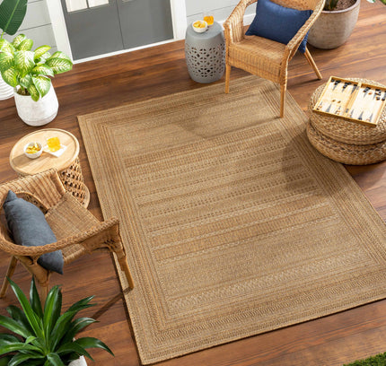 Freja Flatweave Faux Jute Outdoor Rug