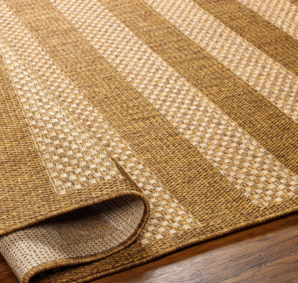 Hiero Flatweave Faux Jute Outdoor Rug