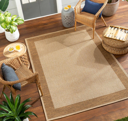 Inigo Flatweave Faux Jute Outdoor Rug